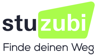 Das Bild zeigt das Logo von "stuzubi". Es ermutigt dazu, den eigenen Weg zu finden, möglicherweise in der Berufsausbildung oder Karriere.